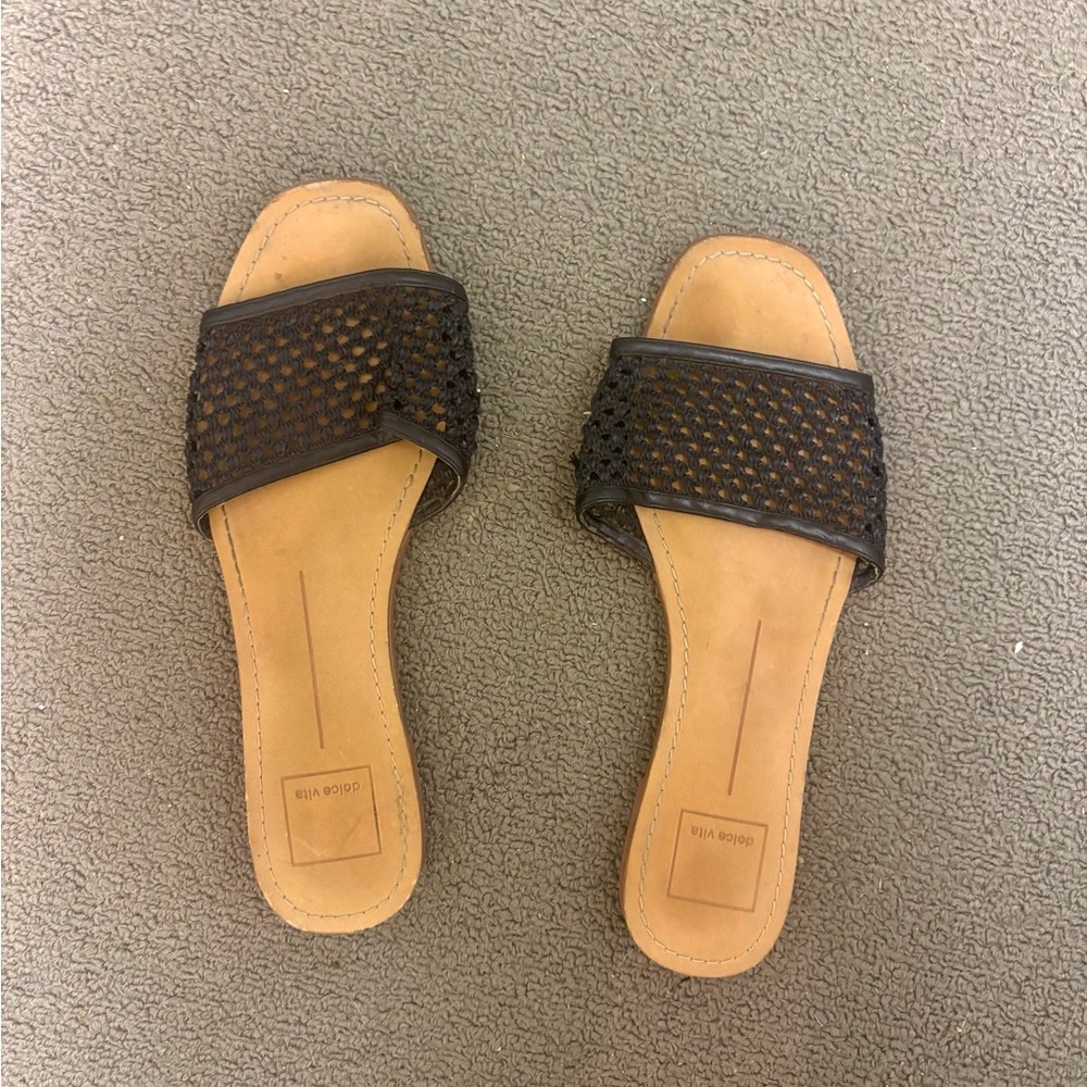 Dolce Vita Woven Slide Sandals